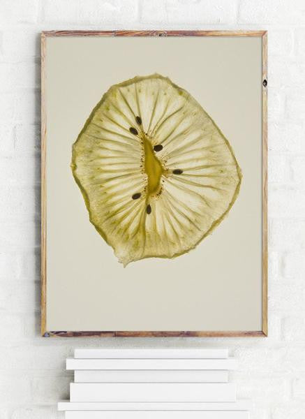 dehydrated kiwi print by Frema