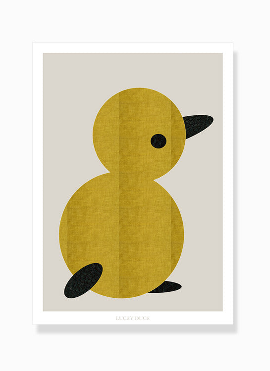 grafisk print duck and by Frema