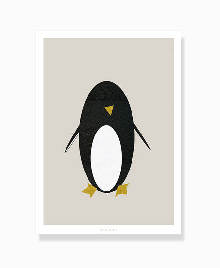 grafisk print penguin pingvin by Frema