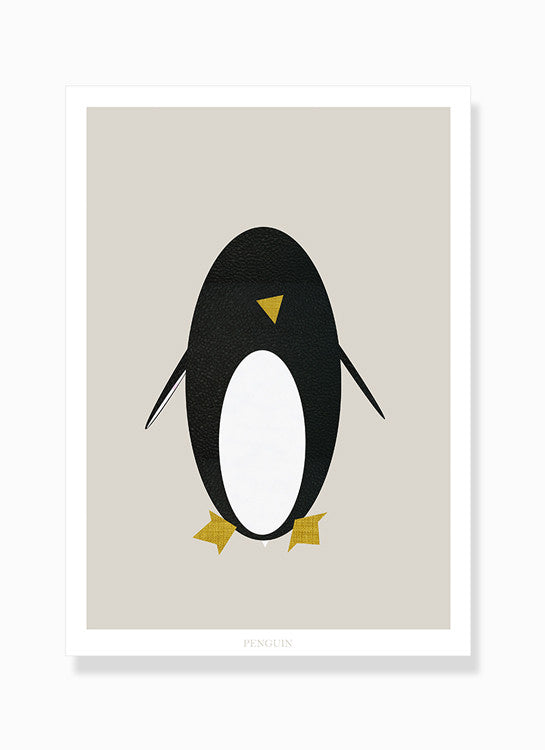 grafisk print penguin pingvin by Frema