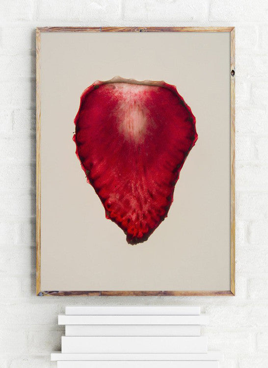 dehydrated strawberry print by Frema