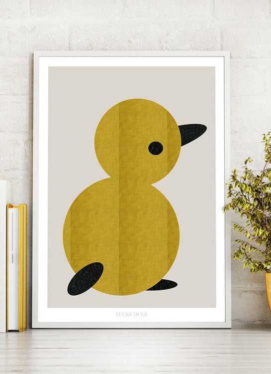 grafisk print duck and by Frema