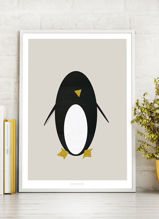 grafisk print penguin pingvin by Frema